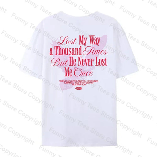 Christian Streetwear T-Shirts for Men Women Retro Aesthetic Bible Verse T Shirt Oversized Cotton Jesus Faith Tee Religious Gifts